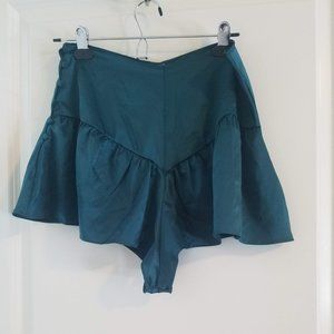 Dark green Betty Page bloomers with side button cl